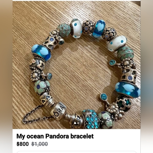 Pandora Bangle + charms - Picture 10 of 10